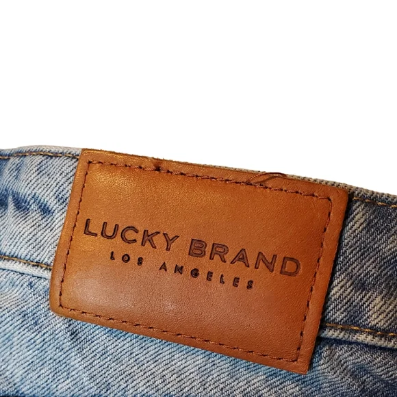 LUCKY BRAND 'SO LUCKY' Womens High Rise Cut Off Jean Shorts - Picture 4 of 7